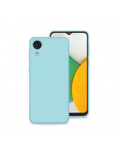 Helmet Case Liquid Silicone Samsung A03 Core, Blue