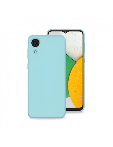 Helmet Case Liquid Silicone Samsung A03 Core, Blue