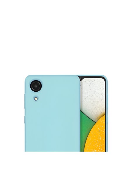 Helmet Case Liquid Silicone Samsung A03 Core, Blue