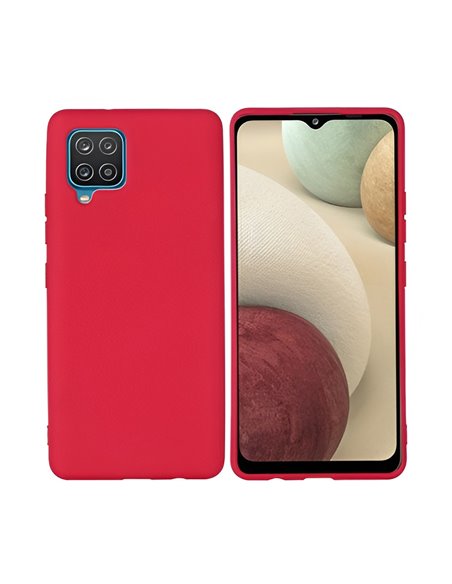Helmet Case Liquid Silicone Samsung A22, Red