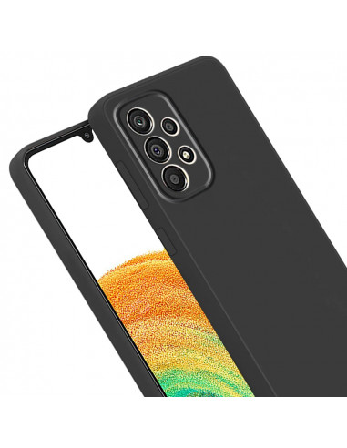 Helmet Case Liquid Silicone Samsung A33, Black