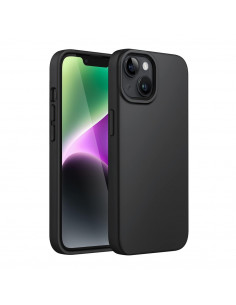 Helmet Case Liquid Silicone iPhone 15 Plus/14 Plus, Black