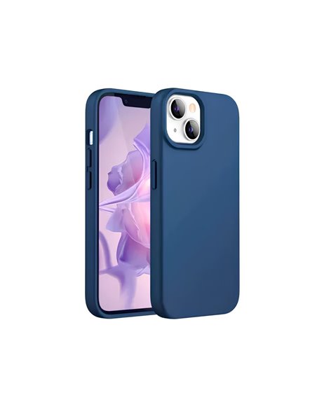 Helmet Case Silicone Soft Touch iPhone 14, Blue