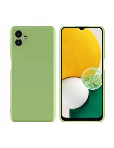 Helmet Case Liquid Silicone Samsung A05, Green