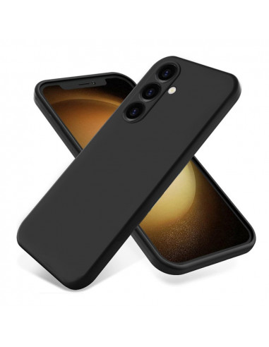 Helmet Case Liquid Silicone Samsung S23FE, Black