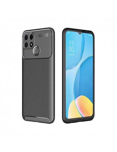 Helmet Case Carbon Oppo A15/15s, Black