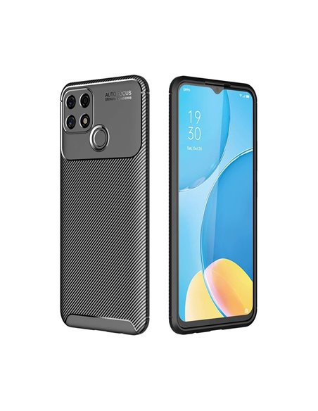 Helmet Case Carbon Oppo A15/15s, Black