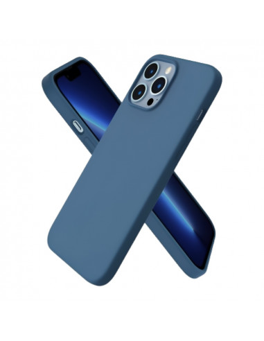 Helmet Case Liquid Silicone iPhone 13 Pro Max, Blue