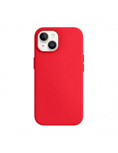 Helmet Case Silicone Soft Touch iPhone 15 Plus/14 Plus, Red