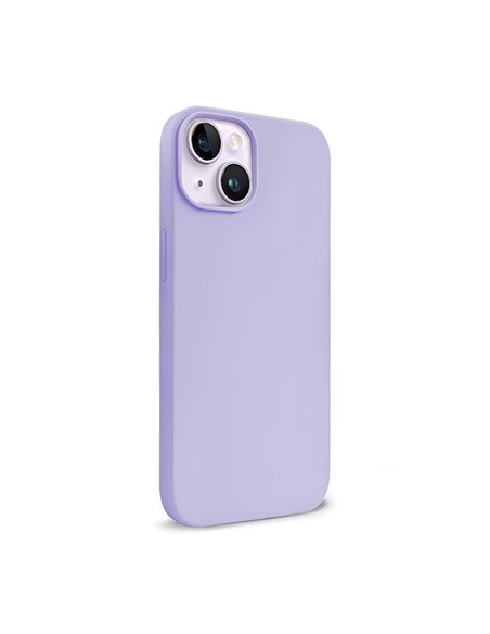 Helmet Case Liquid Silicone iPhone 15 Plus/14 Plus, Lilac
