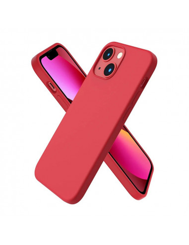 Helmet Case Liquid Silicone iPhone 13 Mini, Red