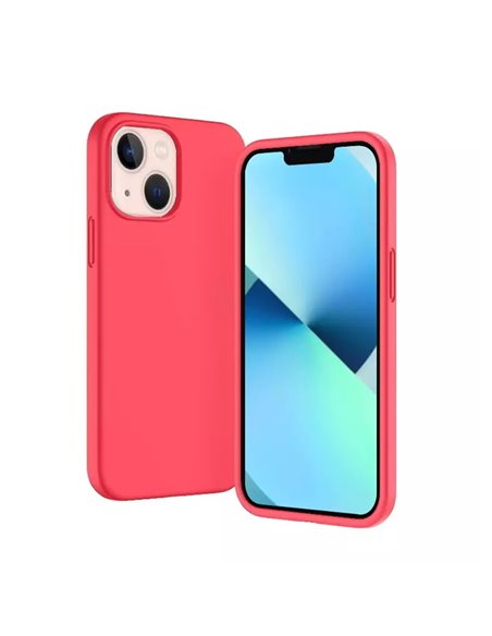 Helmet Case Liquid Silicone iPhone 13 Mini, Red