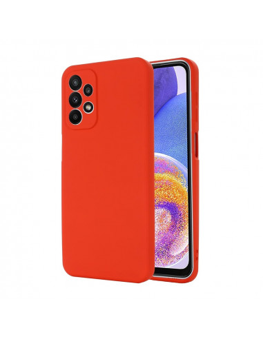 Helmet Case Liquid Silicone Samsung A23, Red
