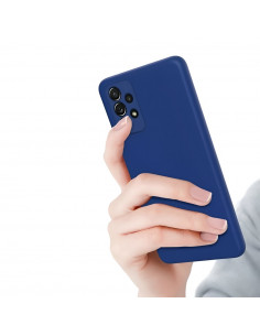 Helmet Case Liquid Silicone Samsung A32, Denim Blue 2