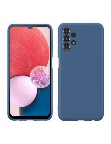 Helmet Case Liquid Silicone Samsung A13, Blue