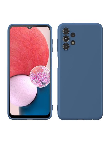 Helmet Case Liquid Silicone Samsung A13, Blue