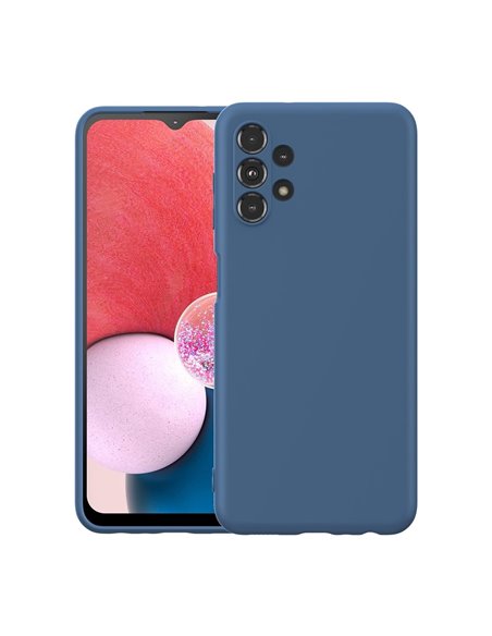 Helmet Case Liquid Silicone Samsung A13, Blue