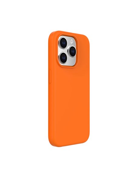 Helmet Case Liquid Silicone iPhone 14 Pro, Orange
