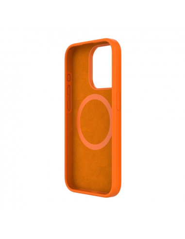Helmet Case Liquid Silicone iPhone 14 Pro, Orange