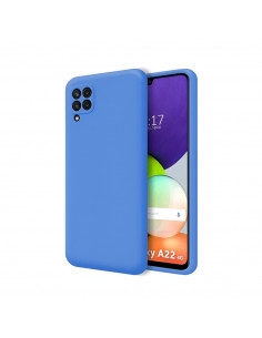 Helmet Case Liquid Silicone Samsung M22 4G, Blue 2