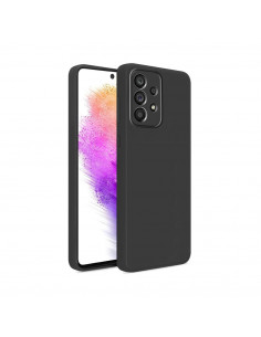 Helmet Case Liquid Silicone Samsung A73, Black
