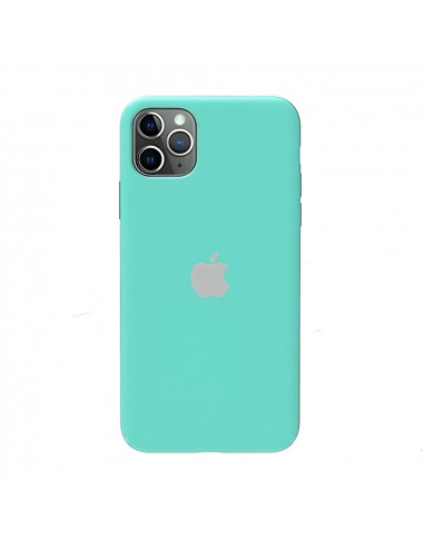 Helmet Case Liquid Silicone iPhone 11 Pro, Sea Blue