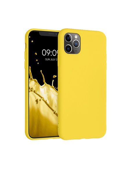 Helmet Case Liquid Silicone iPhone 11 Pro, Yellow