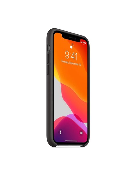 Helmet Case Liquid Silicone iPhone 11 Pro, Black