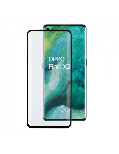 Helmet Diamond Glass 4D OPPO Find X2, Black