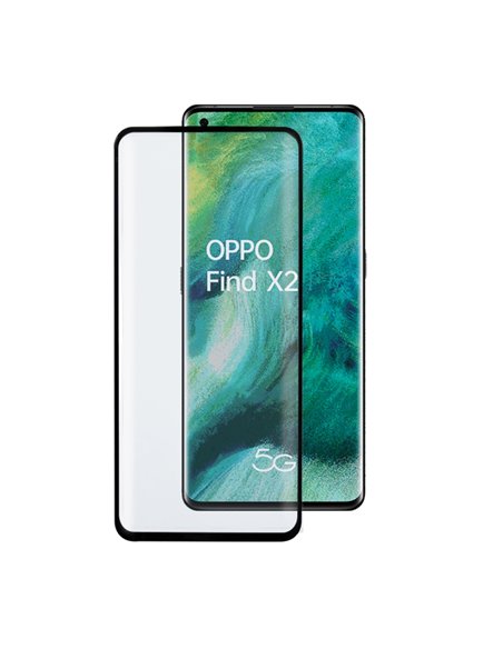 Helmet Diamond Glass 4D OPPO Find X2, Black