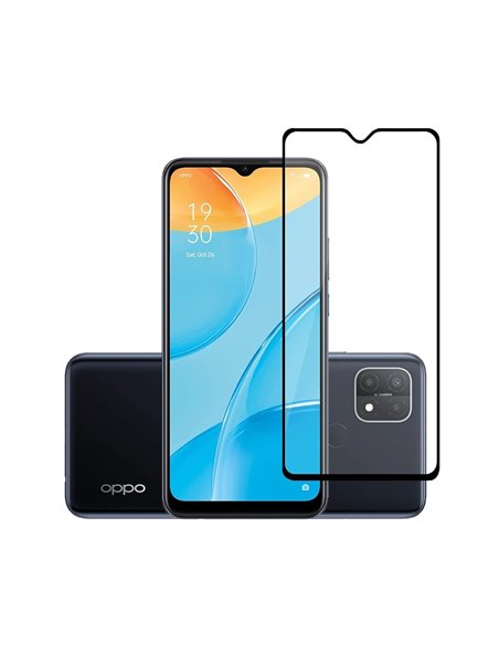 Helmet Diamond Glass 4D Oppo A15/A15s/A16/A16s, Black