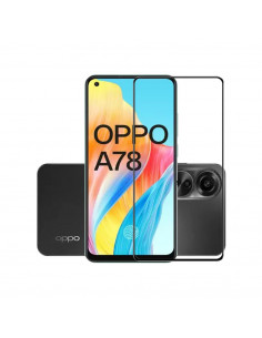 Helmet Diamond Glass 5D Oppo A78 4G/8T, Black