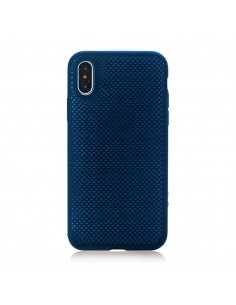 Helmet Case Liquid Silicone Grid iPhone 11 Pro, Blue