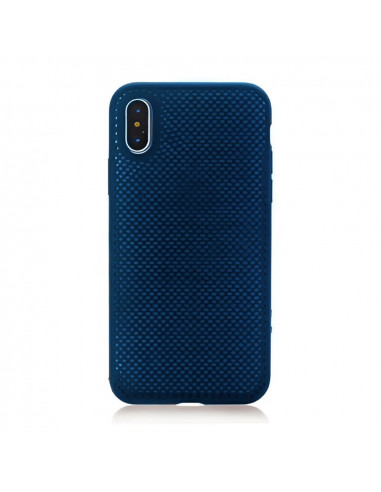 Helmet Case Liquid Silicone Grid iPhone 11 Pro, Blue