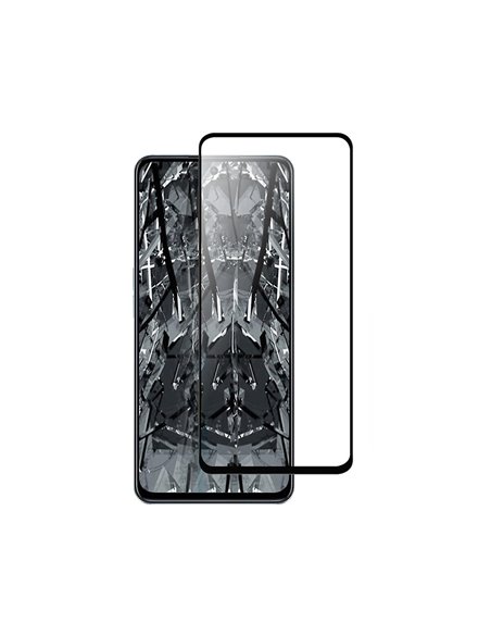 Helmet Diamond Glass 5D Oppo Reno A98 5G, Black