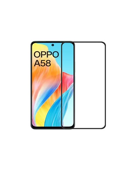 Helmet Diamond Glass 5D Oppo A79/A58 4G, Black