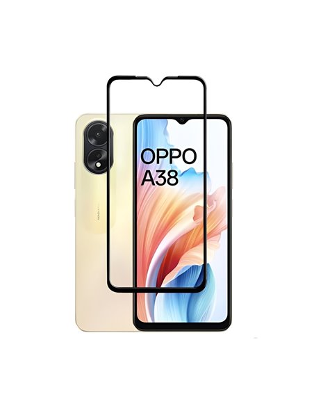 Helmet Diamond Glass 5D Oppo A38 4G, Black
