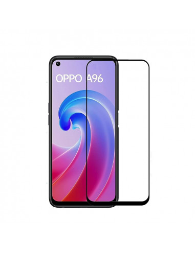 Helmet Diamond Glass 5D Oppo A96, Black