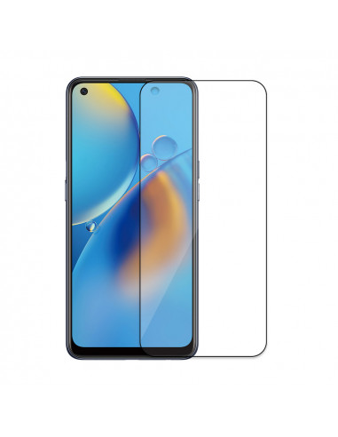 Helmet Diamond Glass 4D Oppo A74, Black