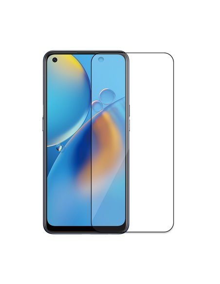 Helmet Diamond Glass 4D Oppo A74, Black