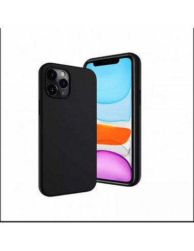 Helmet Case Liquid Silicone iPhone 12 Pro Max, Black