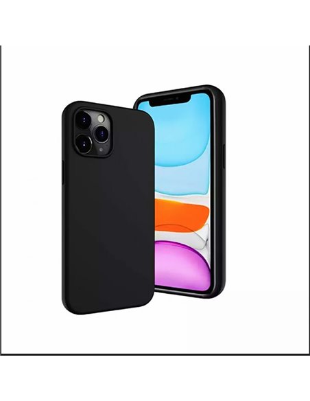 Helmet Case Liquid Silicone iPhone 12 Pro Max, Black