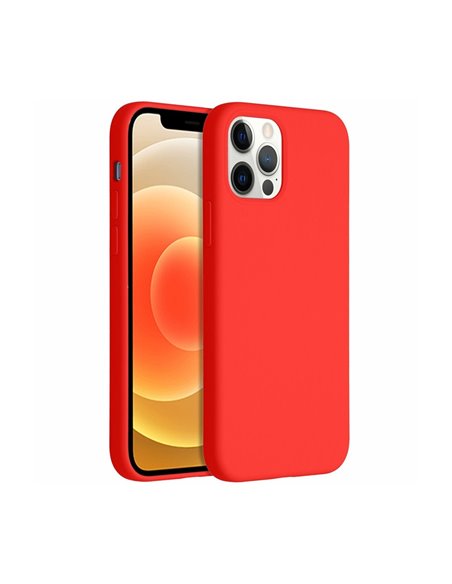 Helmet Case Liquid Silicone iPhone 12 Pro, Red