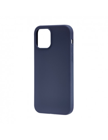 Helmet Case Liquid Silicone iPhone 12 Pro, Navy Blue