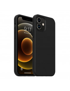 Helmet Case Liquid Silicone iPhone 12 Mini, Black