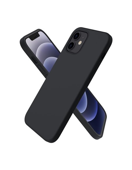Helmet Case Liquid Silicone iPhone 12 Mini, Black