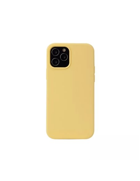 Helmet Case Liquid Silicone iPhone 12 Pro Max, Yellow