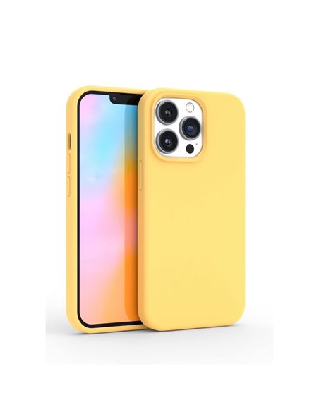 Helmet Case Liquid Silicone iPhone 12 Pro Max, Yellow