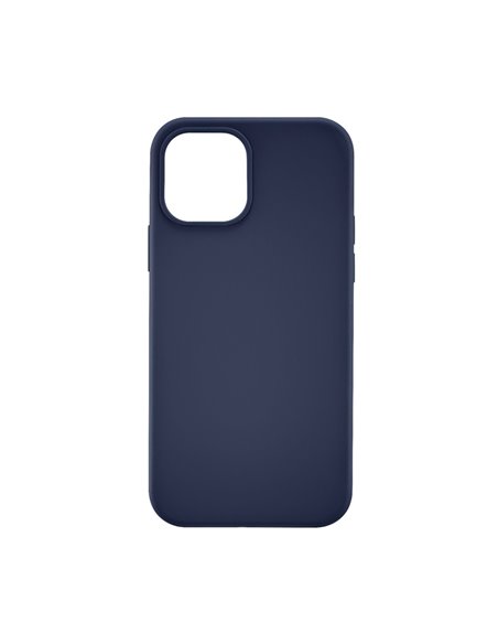 Helmet Case Liquid Silicone iPhone 12, Navy Blue