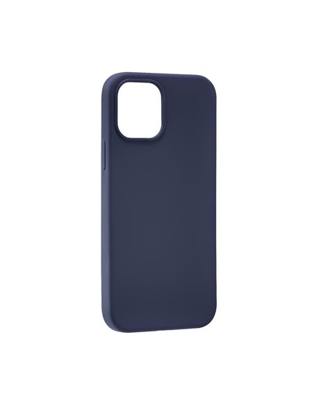 Helmet Case Liquid Silicone iPhone 12, Navy Blue